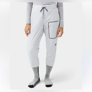 Stio Woman’s Fernos Insulated Knicker White Base Layer Pants for Skiing 🎿